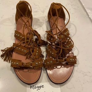 Aquazurra leather Sandals